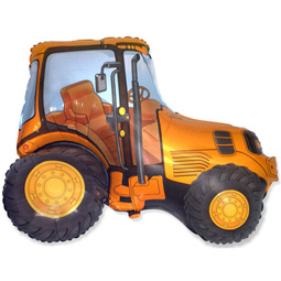 FM фигура большая 901681 Трактор Фольга оранжевая
