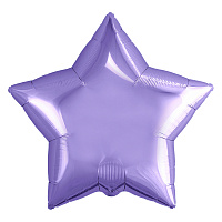 Agura звезда 19'/ пастель фиолетовый 757222 Фольга