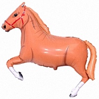 FM фигура 902625 Лошадь светло-коричневая МИНИ 14" фольгированный шар